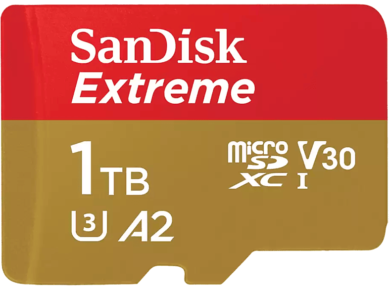 SANDISK MicroSD Extreme kártya 1 TB, 190/130 MB/s, A2, C10, V30, UHS-I, U3, SDSQXAV-1T00-GN6MA (121590)