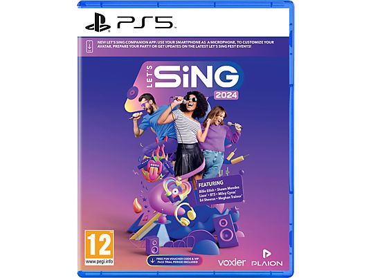 Let's Sing 2024 Version internationale - PlayStation 5 - Allemand, Français, Italien