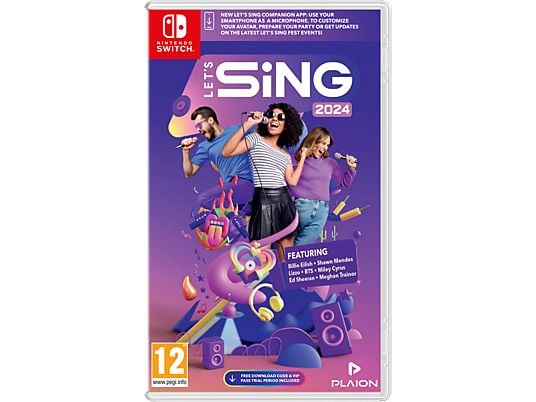 Let's Sing 2024 Internationale Version - Nintendo Switch - Deutsch, Französisch, Italienisch