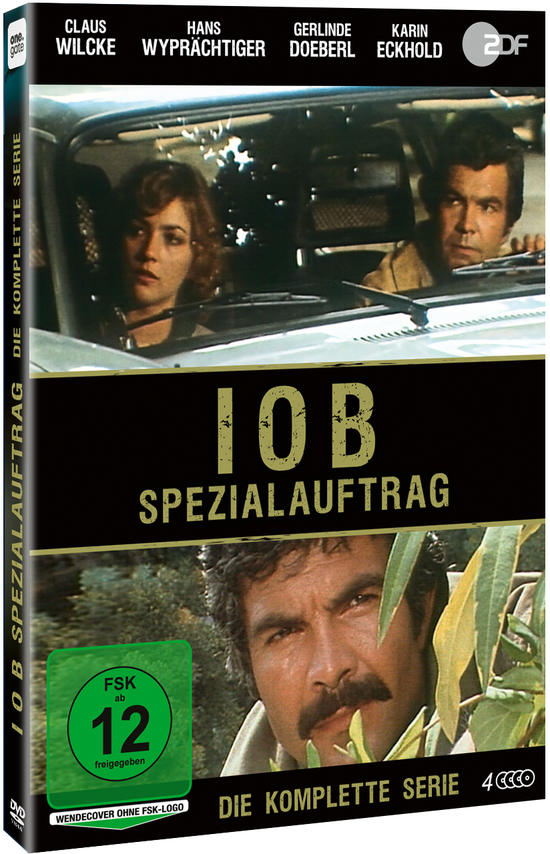 DVD-Cover eines Films mit Personen in einem Auto und einem Mann. Mit Text und Altersfreigabe.