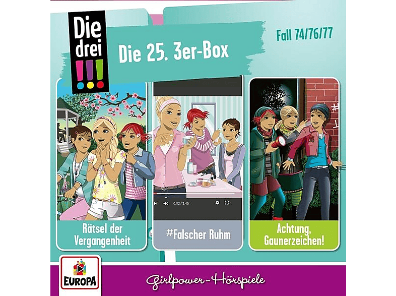 Sony 3er Box Mit Folgen 52,53,54 – Audio-CD Oder MP3, Perfekt Für Musikfans Und Sammler