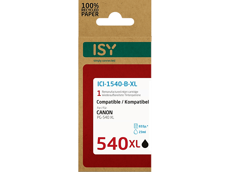 ISY 540xl Zwart