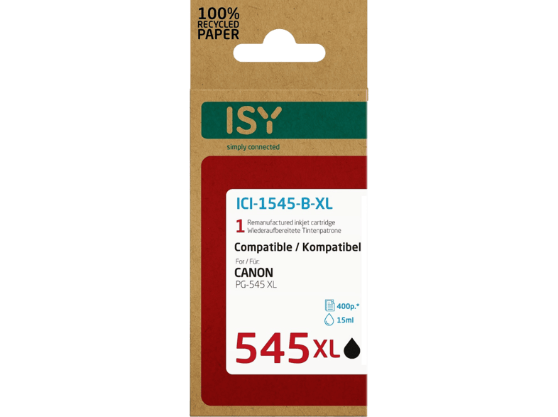 ISY 545XL Black Ink Cartridge