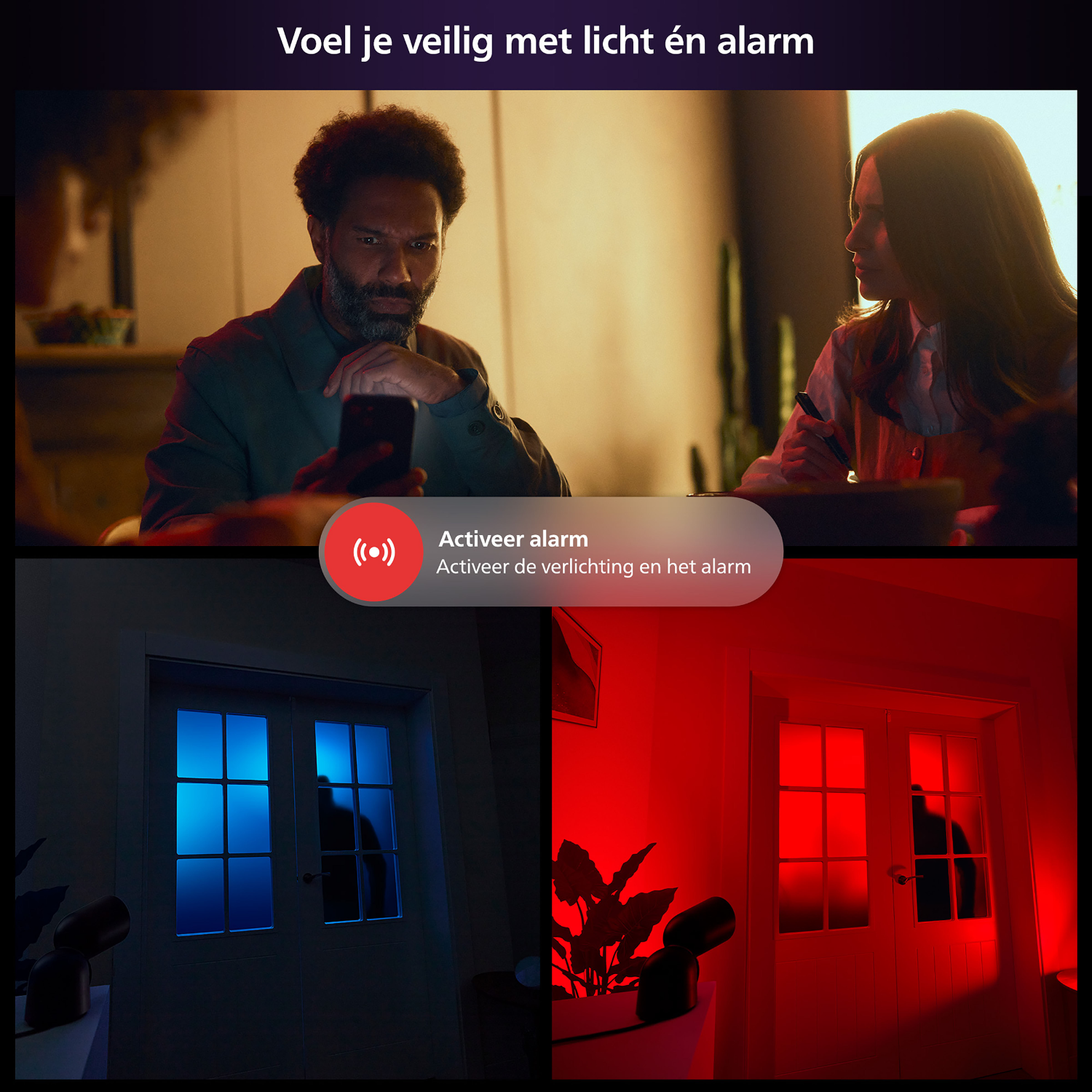 Philips Hue Secure bedrade beveiligingscamera Wit 49285100 - Vergelijk