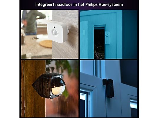 PHILIPS HUE Philips Hue Secure Beveiligingscamera met Batterij Wit