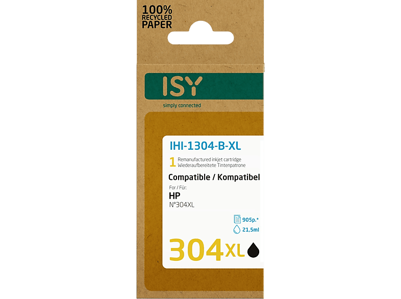 ISY 304xl Zwart