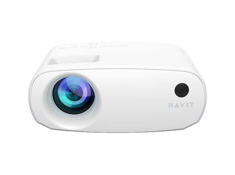 HAVIT Pj207 Pro Smart 1080P Destekli Android TV Projeksiyon Cihazı Beyaz_0