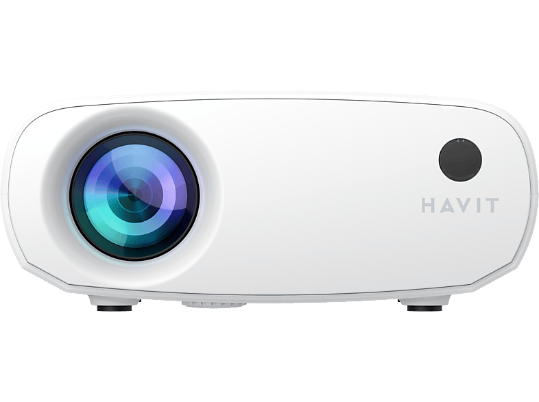 HAVIT Pj207 Pro Smart 1080P Destekli Android TV Projeksiyon Cihazı Beyaz_4