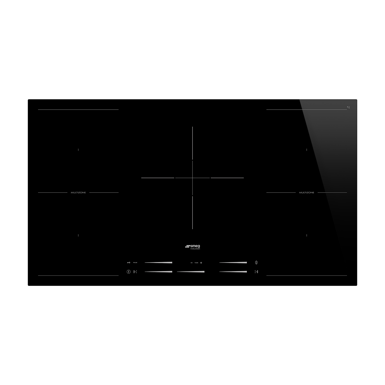 Piano Cottura A Induzione Smeg Si2M7953D, 5 zone cottura, 90 cm x 51