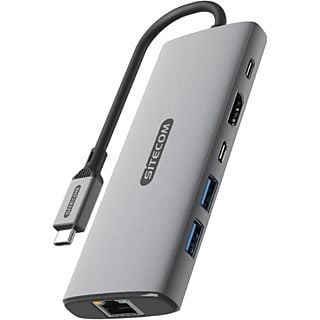 SITECOM 6 in 1 USB-C PD GEN2 Multi-Adapter