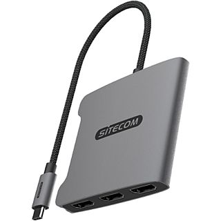 SITECOM USB-C-naar-Triple HDMI-adapter