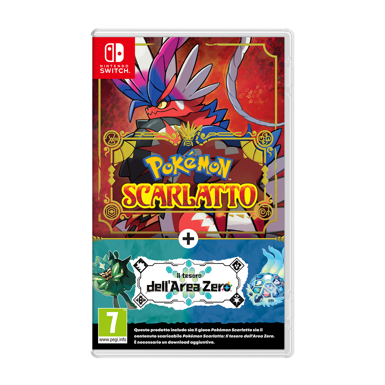 Pokémon Scarlatto + Il tesoro dell'Area Zero - Gioco Nintendo Switch