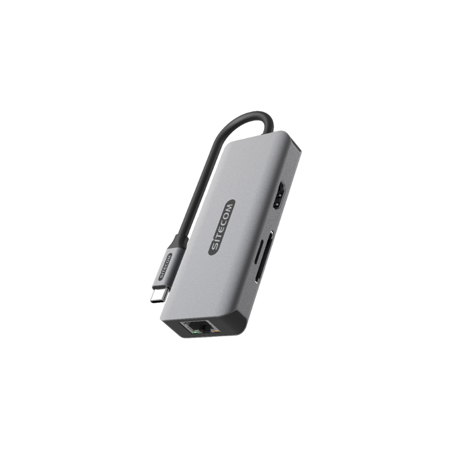 Sitecom 6-in-1 Usb-c Met Lan Multiport-adapter