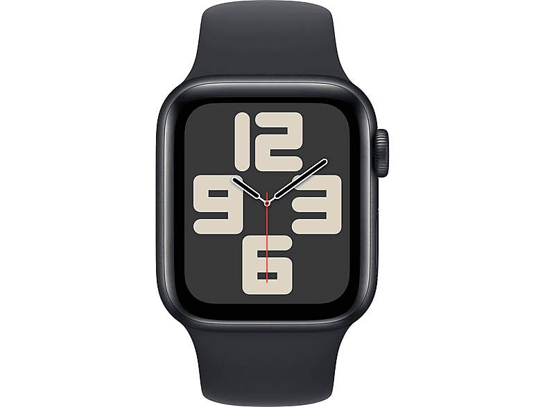 APPLE Watch SE 2023 GPS + Cellular MRG73TU/A  40 mm Gece Yarısı Alüminyum Kasa ve Gece Yarısı Spor Kordon - S/M_1