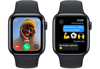 APPLE Watch SE 2023 GPS + Cellular MRG73TU/A  40 mm Gece Yarısı Alüminyum Kasa ve Gece Yarısı Spor Kordon - S/M_2