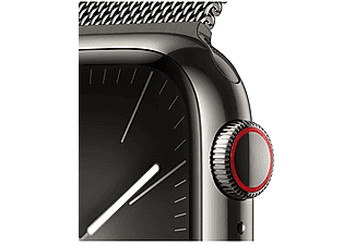 APPLE Watch Series 9 GPS + Cellular MRJA3TU/A  41 mm Grafit Paslanmaz Çelik Kasa ve Grafit Milano Loop_3