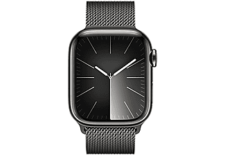 APPLE Watch Series 9 GPS + Cellular MRJA3TU/A  41 mm Grafit Paslanmaz Çelik Kasa ve Grafit Milano Loop_2