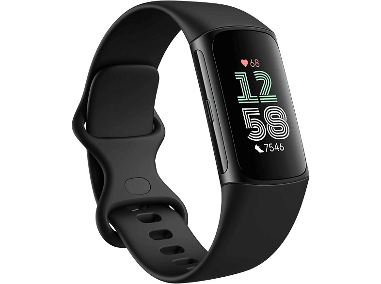 Fitbit Activity Tracker Charge 6 4.4'' Black (ga05183)