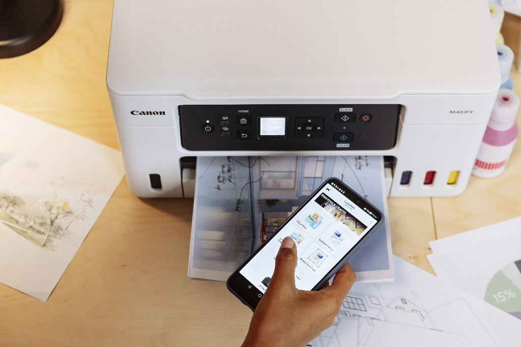 CANON Maxify GX3040 Wi-Fi + Tarayıcı + Fotokopi Renkli Çok Fonksiyonlu Tanklı Mürekkep Püskürtmeli Yazıcı