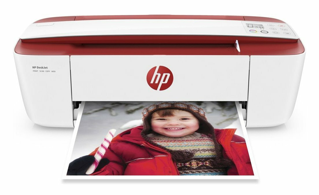 Urządzenie wielofunkcyjne z kolorową drukarką atramentową HP DeskJet Ink Advantage 3788 Czerwony T8W49C