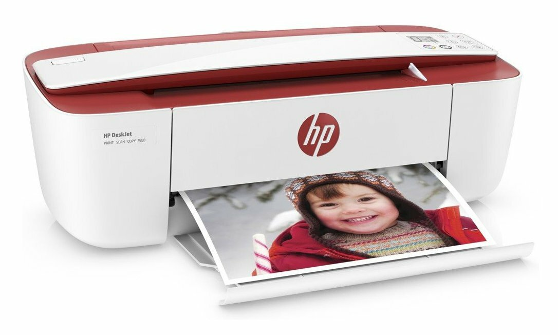 Urządzenie wielofunkcyjne z kolorową drukarką atramentową HP DeskJet Ink Advantage 3788 Czerwony T8W49C
