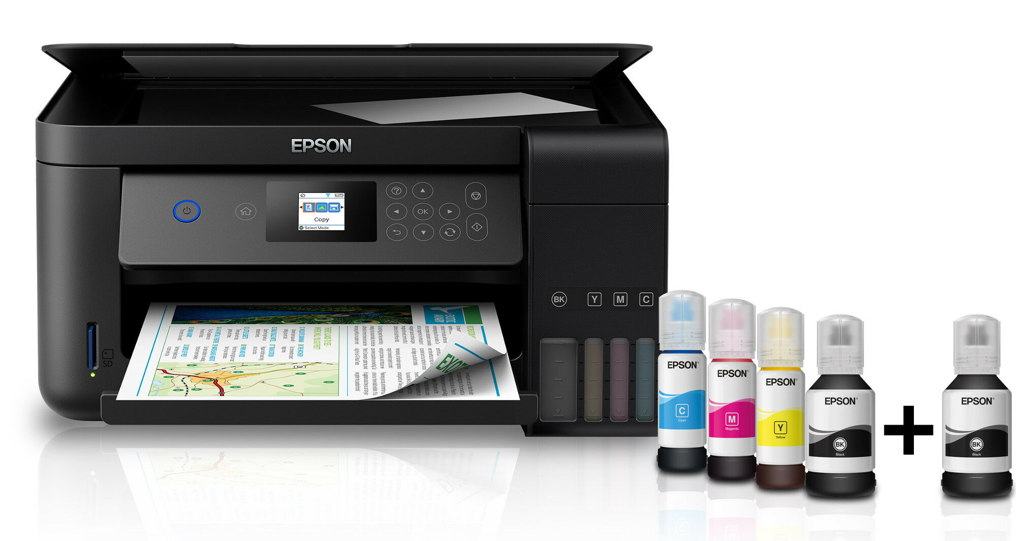 Urządzenie wielofunkcyjne z kolorową drukarką atamentową EPSON EcoTank ITS L4160