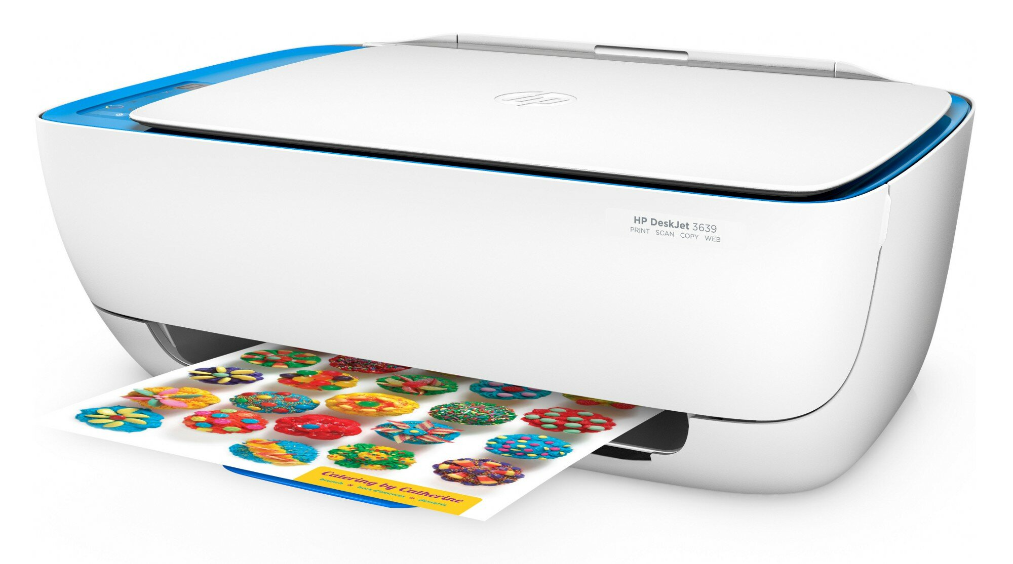 Urządzenie wielofunkcyjne z kolorową drukarką atramentową HP DeskJet 3639