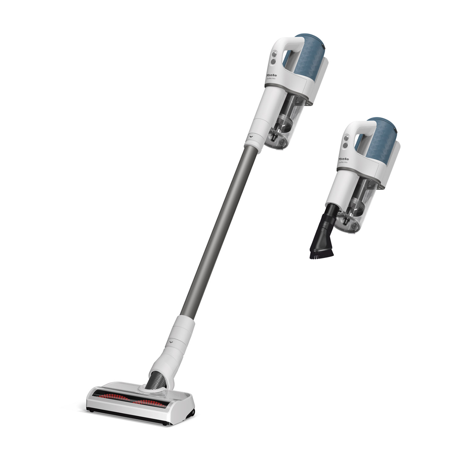Miele Duoflex HX1 Nordic Blue scopa elettrica senza filo, Senza sacco, 160 W