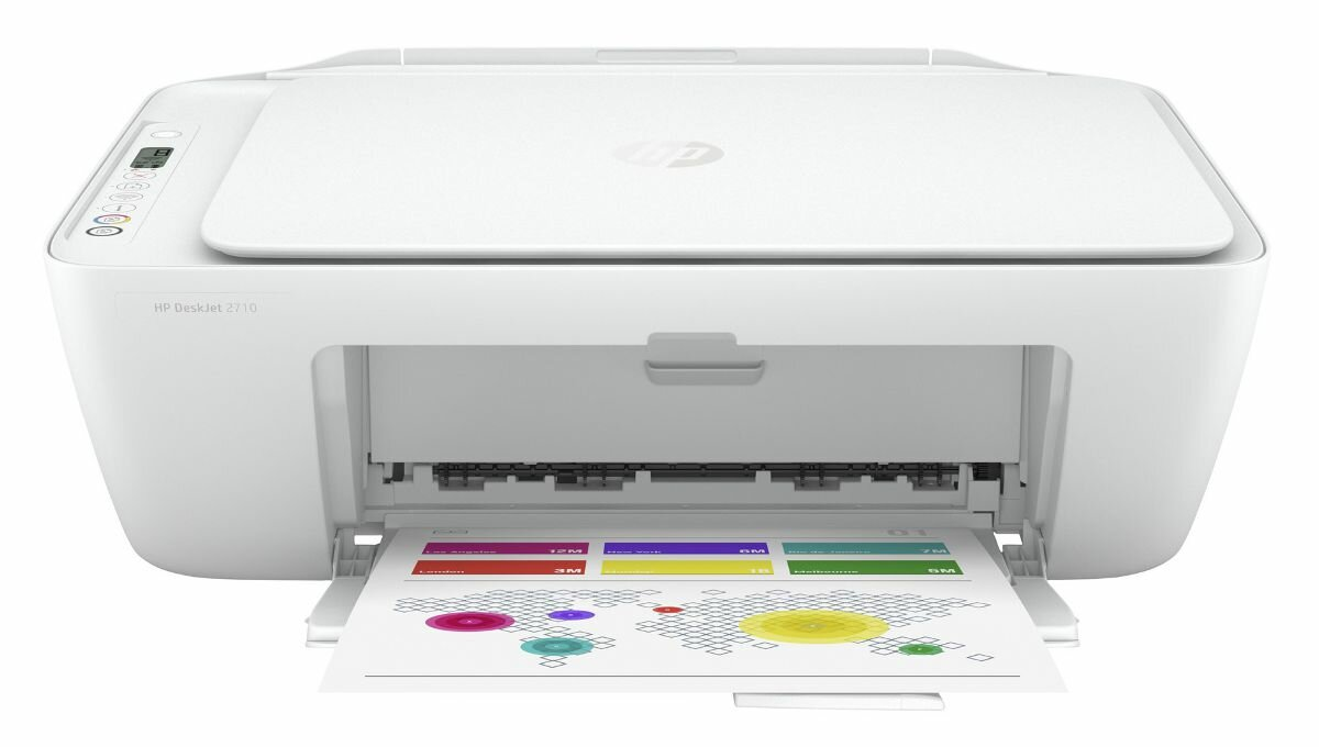Urządzenie wielofunkcyjne HP Deskjet 2710 WiFi USB Atrament Kolor Instant Ink