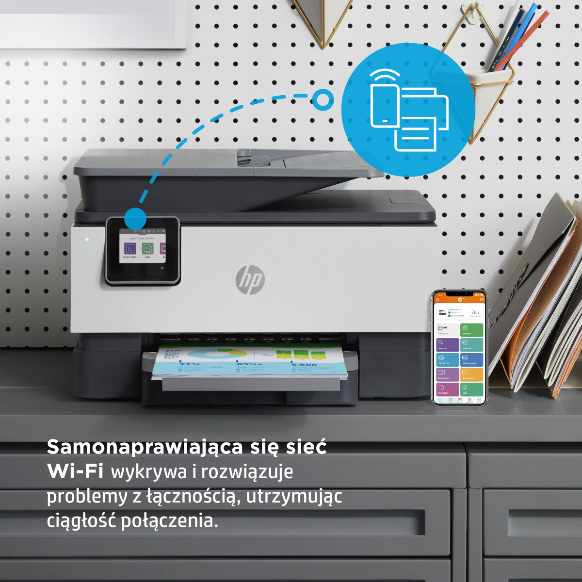 Urządzenie wielofunkcyjne HP OfficeJet Pro 9012e Duplex ADF Wi-Fi LAN Instant Ink HP+