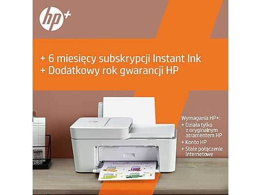 Urządzenie wielofunkcyjne HP DeskJet 4120e ADF Wi-Fi Instant Ink HP+