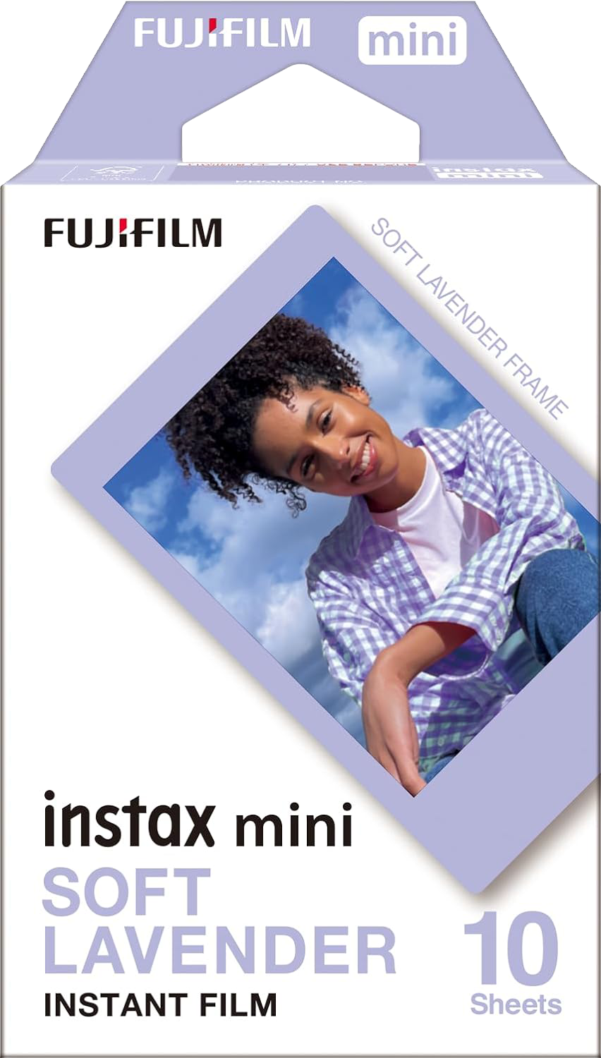 FUJIFILM INSTAX MINI FILM Soft Lavender 10 kép, INSTANT formátumú fényképezőgéphez