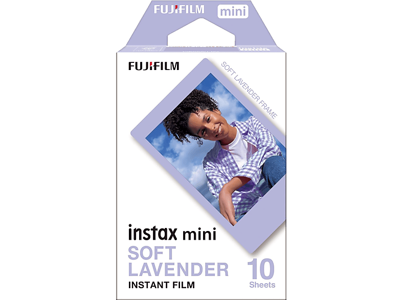 FUJIFILM INSTAX MINI FILM Soft Lavender 10 kép, INSTANT formátumú fényképezőgéphez