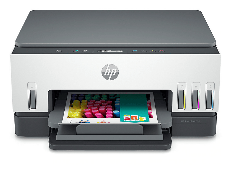 Urządzenie wielofunkcyjne HP Smart Tank 670 Atrament Duplex Wi-Fi BLE Kolor – zdjęcie 3