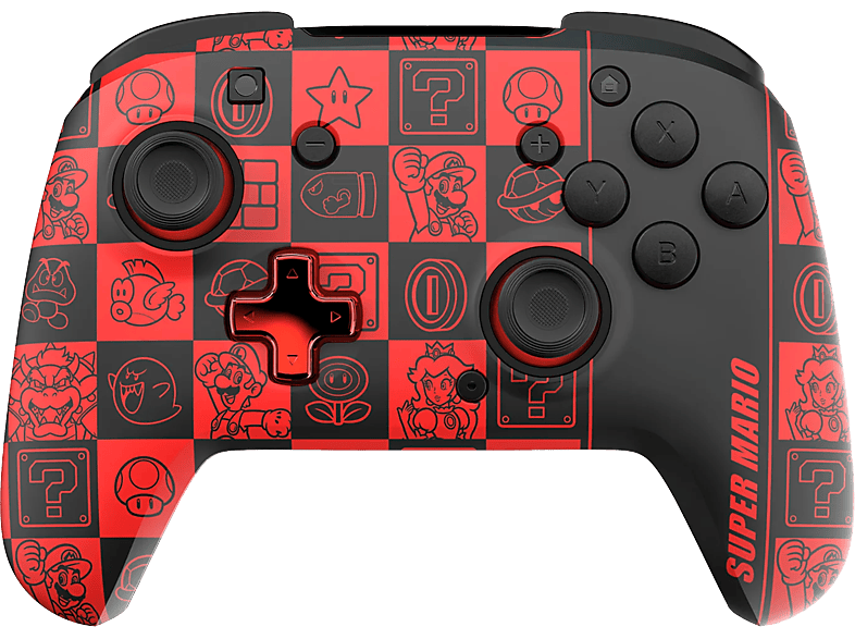 PDP Super Icon Rematch Glow - Controller (Rot/Schwarz)
