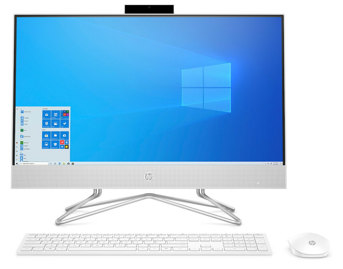 Komputer All-in-One HP 24-df0015nw FHD Ryzen 3 3250U/8GB/256GB SSD/INT/Win10H Biały