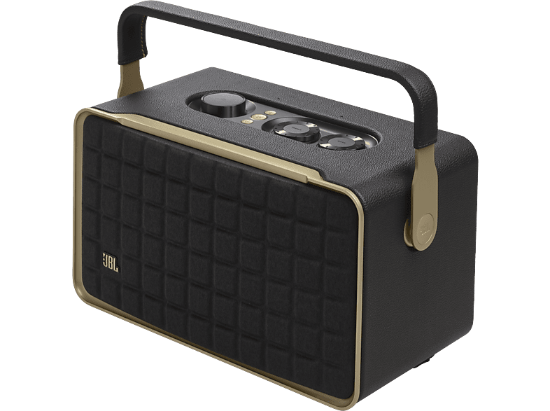 JBL Authentics 300 - Smart-Home-Speaker mit WLAN & Bluetooth (Schwarz)