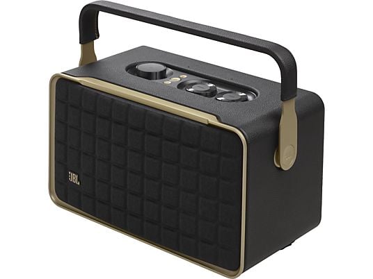 JBL Authentics 300 - Smart-Home-Speaker mit WLAN & Bluetooth (Schwarz)