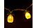 FAMILY DECOR LED fényfüzér, ananász, 1,65 m, 3 x AA, 10 LED, melegfehér (58219B)