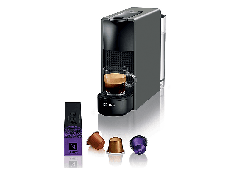 Krups Essenza Mini Xn110Bk Macchina Caffè Capsule, Grigio Scuro