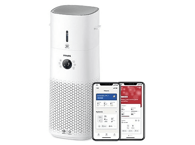 Oczyszczacz z nawilżaczem ewaporacyjnym PHILIPS AC3737/10 Seria 3000 – zdjęcie 2