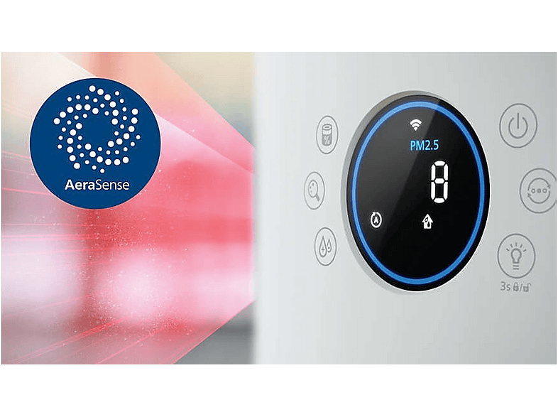 Oczyszczacz z nawilżaczem ewaporacyjnym PHILIPS AC3737/10 Seria 3000 – zdjęcie 3