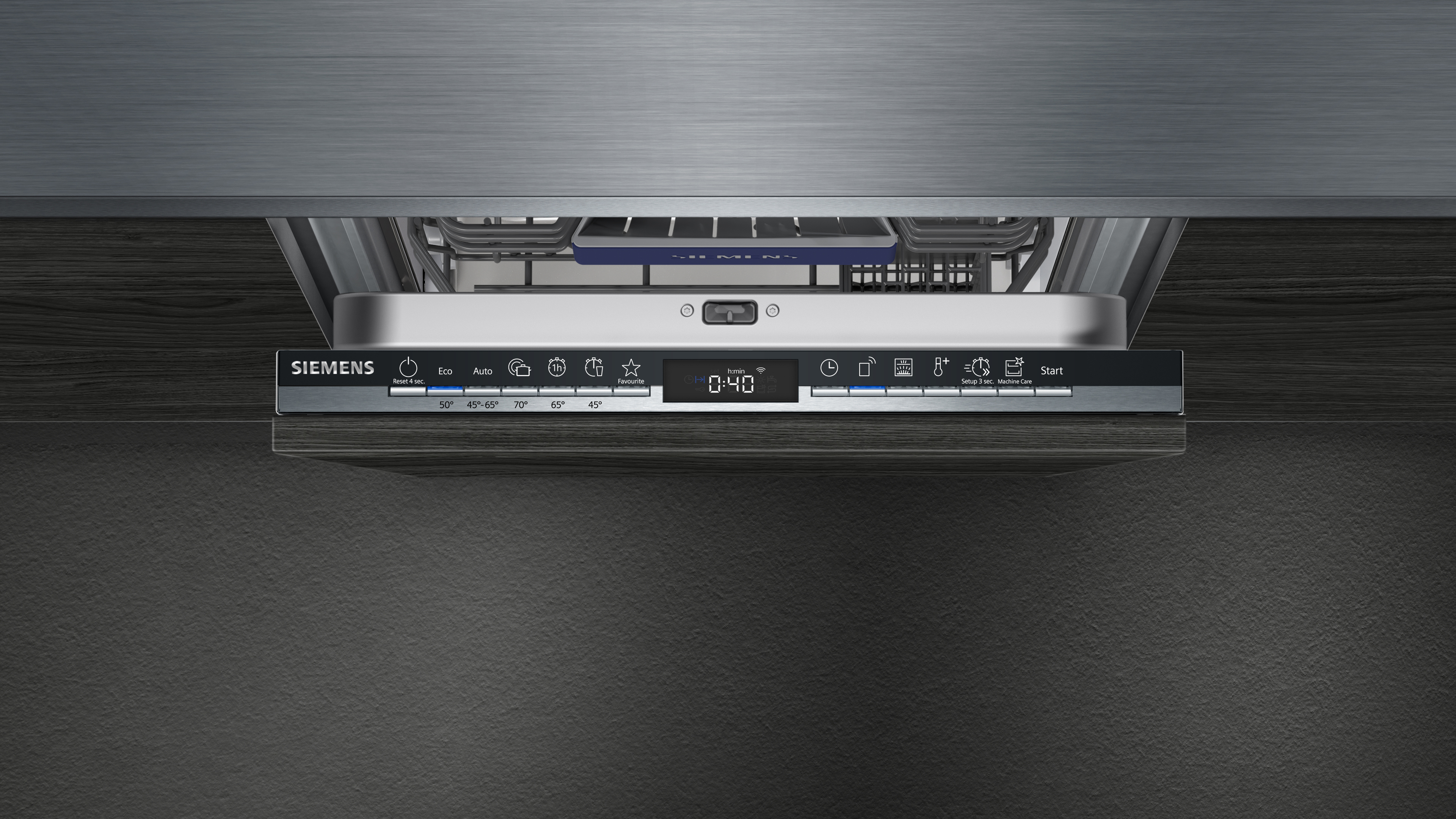 SIEMENS SR63HX74KE iQ300 Geschirrspüler (vollintegrierbar, 448 mm breit, 44 dB (A), E)