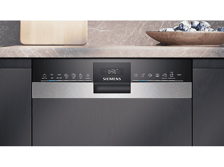 SIEMENS SR55ZS10ME iQ500 Geschirrspüler (teilintegrierbar, 448 mm breit, 42 dB (A), C)