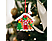 FAMILY CHRISTMAS Karácsonyi mágneses dekoráció, 2 az 1-ben, mézeskalács házikó mézivel, 85 x 75 mm (58553C)