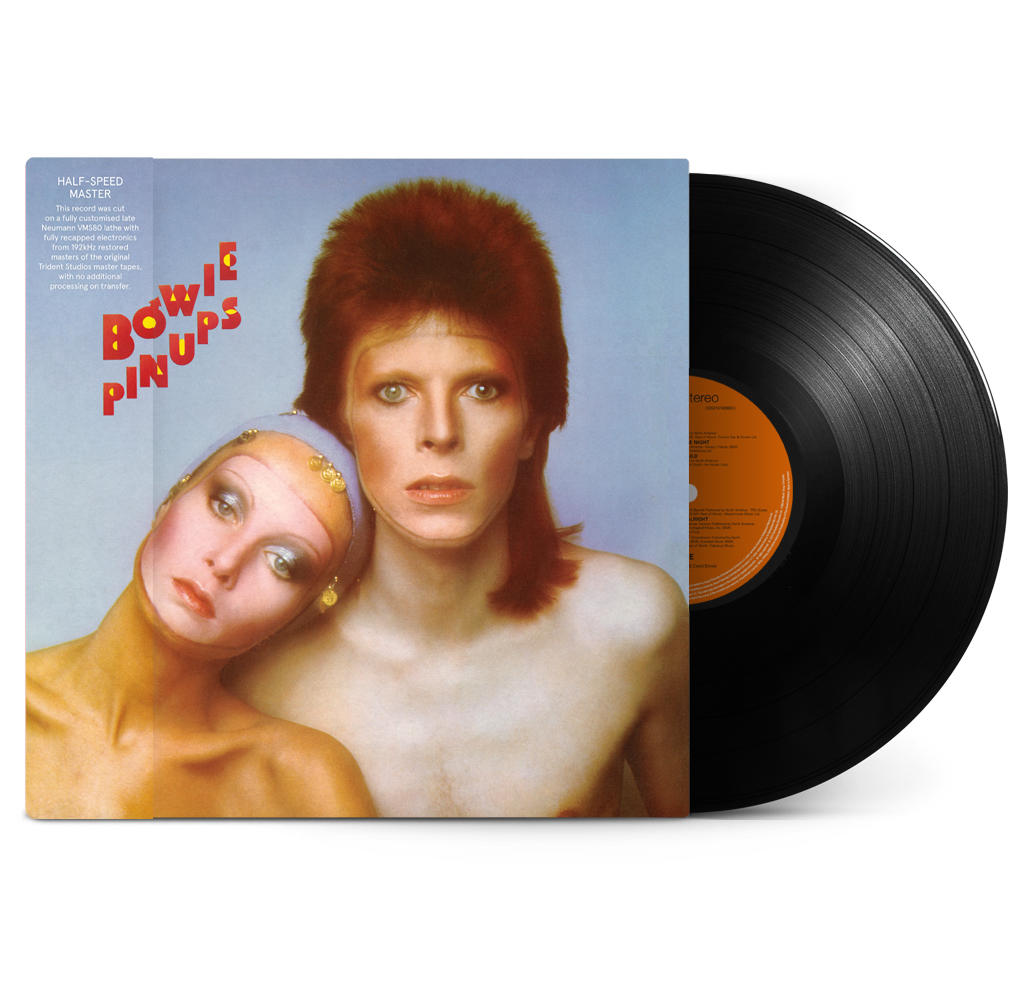 Album borító, Bowie Pin Ups, két emberrel.