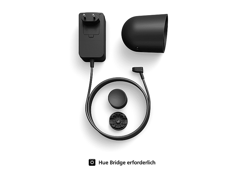 Philips Hue Secure, Überwachungskamera (Anzahl Kameras: 1, für Innen + Außen, Nachtsichtfunktion, Netzbetrieb, Schwarz) — Foto 4 von 5