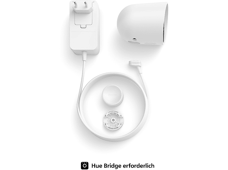 Philips Hue Secure, Überwachungskamera (Anzahl Kameras: 1, für Innen + Außen, Nachtsichtfunktion, Netzbetrieb, Weiß) — Foto 4 von 5