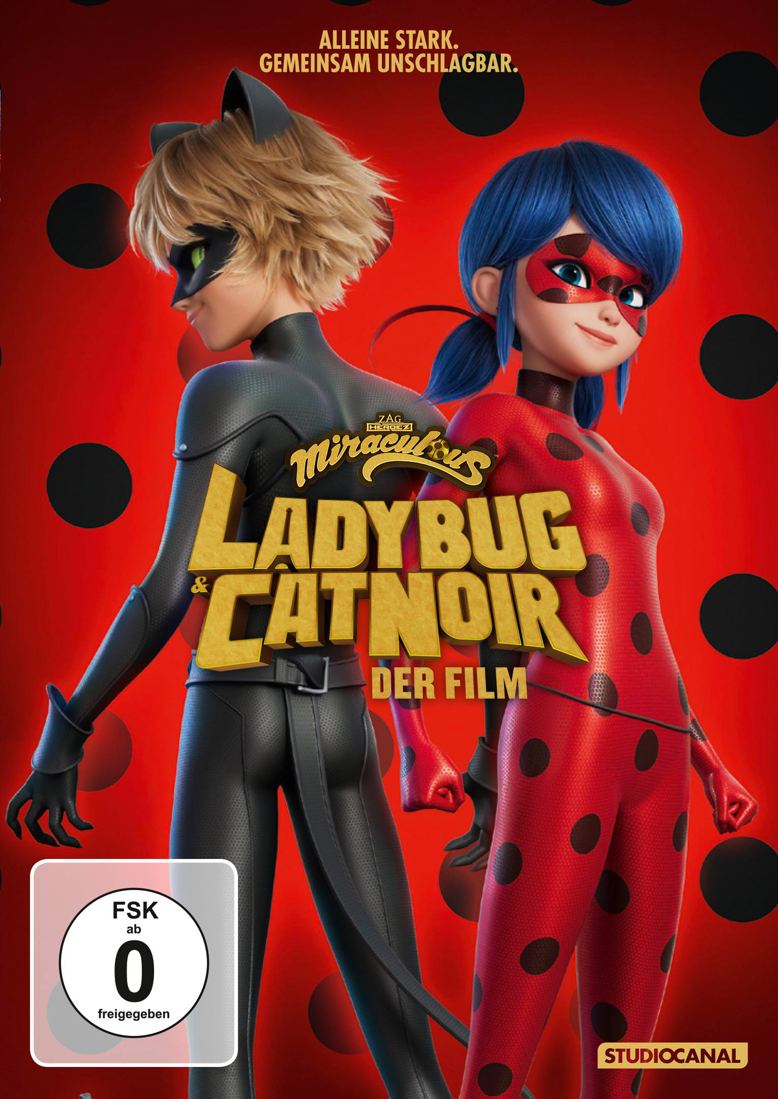 Noir DVD Film Miraculous: Cat - Der & Ladybug