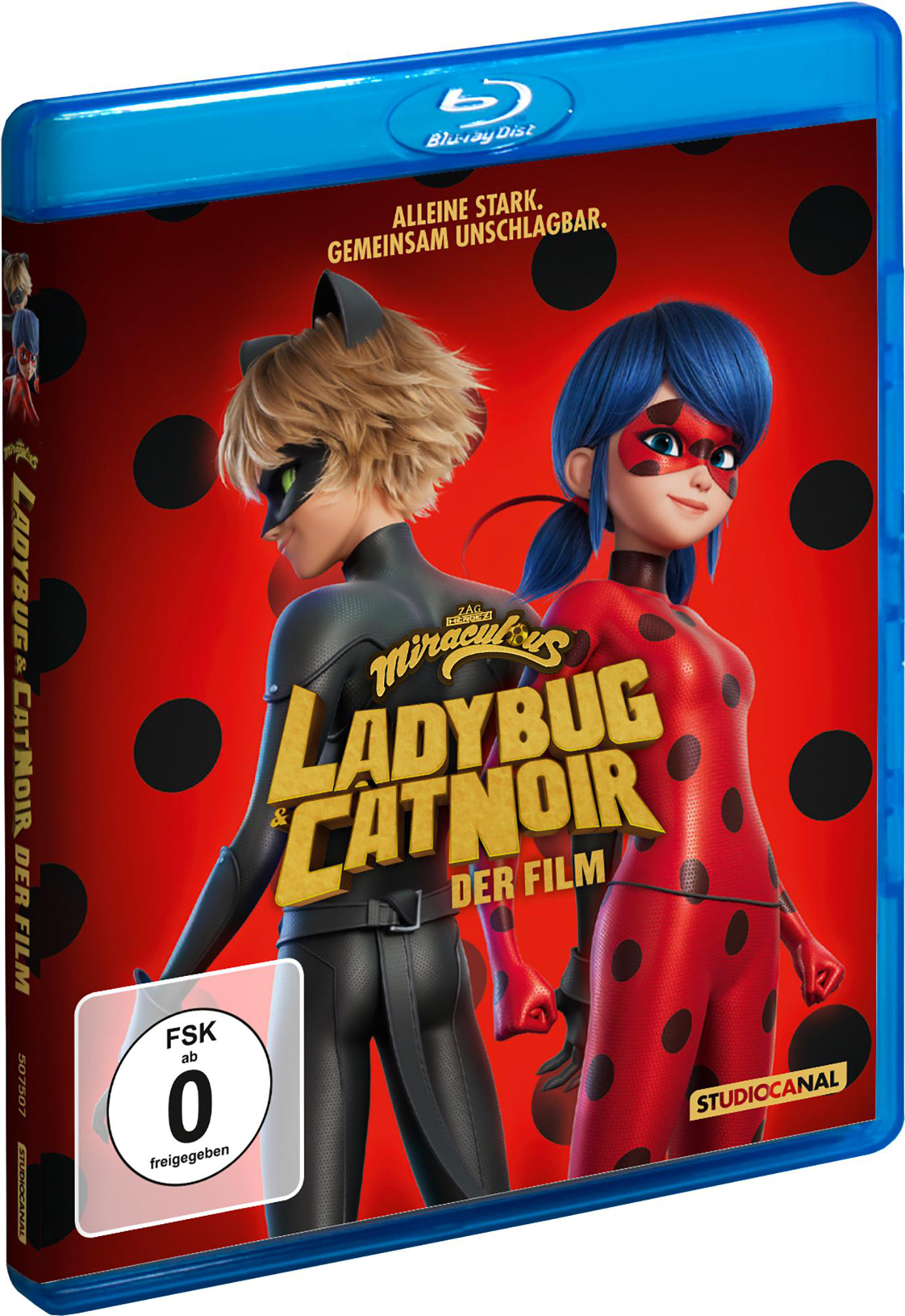 Blu-ray-Cover des Films "Miraculous Ladybug & Cat Noir: Der Film".